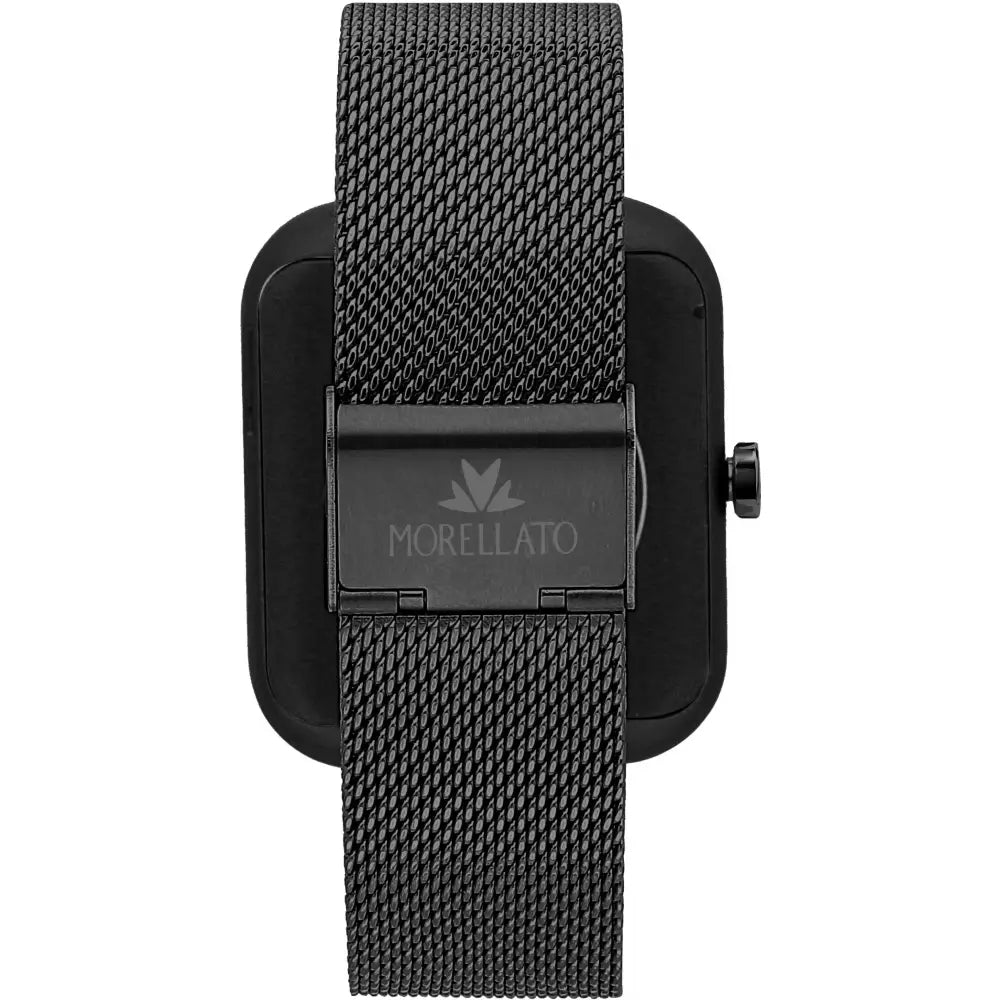 Smartwatch M-02 cassa nero in maglia milano - Gioielleri Iarlori